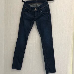 Hudson skinny dark wash jeans